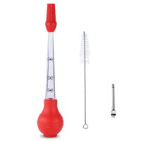 Seasoning Pump Dropper Stuffer Tubes Kitchenware Pipes Capacity Nozzle Handheld Marinade Accessories Kitchen Supplies Gadgets