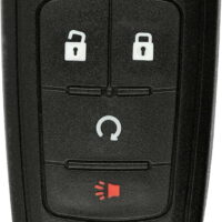 KeylessOption Keyless Car Remote Uncut Flip Ignition Key Fob Replacement for OHT01060512 Chevy Equinox Impala Sonic Terrain