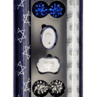 Tom Smith Hanukkah Wrap with 2 Rolls of Wrap with 12 Coordinating Tags and Bows