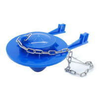 Ruibeauty 4.28inch Toilet Drain Valve Flush Replacement Rubber Flapper Bathroom Tool Kit Universal,Blue
