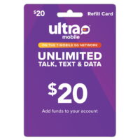 Ultra Mobile Prepaid Wireless $20 e-Pin Top Up (Email Delivery)