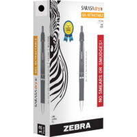 Zebra Pen Rapid Dry Ink Wide-Barrel 12/DZ Black 45610