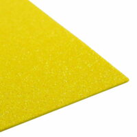 Glitter EVA Foam Sheets Arts and Crafts, 12'x18' 2MM, 10-Piece Yellow