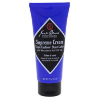 Jack Black Supreme Cream Triple Cushion Shave Lather for Men Shaving Cream, 2.6 oz