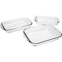 Anchor Hocking Glass Bakeware Value Pack, 3 Piece Count Set