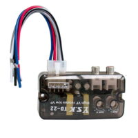 Auto Car Audio Converter RCA Stereo High To Low Adjustable Frequency Line Speaker Level Converter Adapter;Auto Car Audio Converter Adjustable Frequency Line Speaker