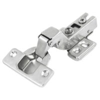 Unique Bargains Home 90 Degree Angle Opening Cabinet Concealed Buffering Overlay Hinge 4.3'