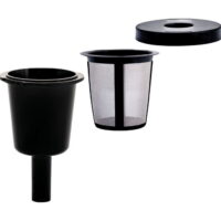 Cafe Brew Reusable Single Serve Coffee Filter System for K-Cups Systems