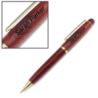 Classic Rosewood Ballpoint Pen Free Engraving