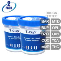 Mintegrity [2pk] - 10-Panel T-Cup Instant Urine Drug Test - (BAR/BUP/BZO/COC/mAMP/MTD/OPI/OXY/TCA/THC) #MI-TDOA-7104