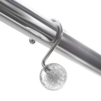 Better Homes & Gardens Chrome Rustproof Aluminum Decorative Bubble Ball Shower Curtain Hooks (12 Count)