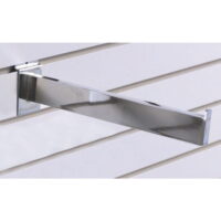 HUBERT 12' Chrome Slatwall Faceouts