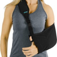 Vive Arm Sling - Medical Support Strap for Collar Bone, Rotator Cuff & Shoulder Injury - Adjustable, Breathable and Lightweight Immobilizer - Padded for Left, Right - For Elbow Dislocation and Sprain