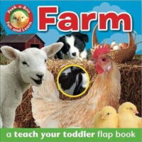 Peek-A-Boo: Peek-A-Boo - Farm Animals : A Teach Your Toddler Flap Book (Hardcover)