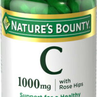 Nature's Bounty Vitamin C With Rose Hips Caplets, 1,000 Mg, 100 Ct