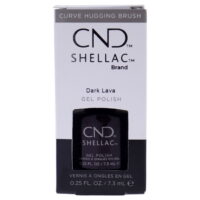 CND - Shellac Nail Polish Dark Lava, 0.25 oz
