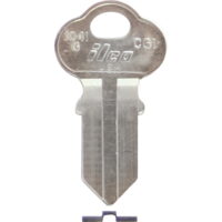 CG1-1041G Ilco Chicago Lockset Key Blank - Quantity 10