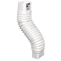 AMERIMAX Gutter Flex Elbow, White, 2 x 3-In. 1 Pack