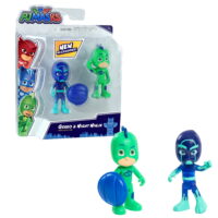 PJ Masks Hero vs. Villain 2-Pack Figure Set – Gekko & Night Ninja, Figures, Ages 3 Up, by Just Play