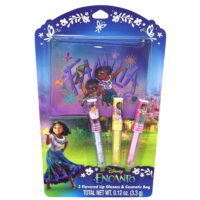 Encanto 3pk Lip Gloss & Cosmetic Bag on Card