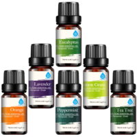 Pursonic, 100% Pure Essential Oil Set, 6-Pack