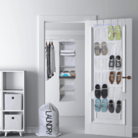 Mainstays 5pcs Closet Set Organizer, Arctic White