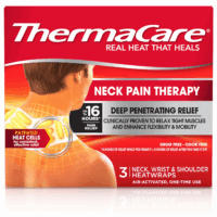 ThermaCare Advanced Neck Pain Therapy, Shoulder, and Wrist Pain Relief Patches, Heat Wraps, 3 ct