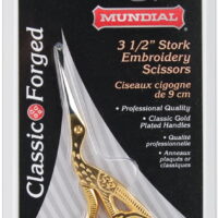 Classic Forged Stork Embroidery Scissors, 3-1/2'