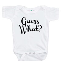 guess what? pregnancy announcement onepiece 0-3 months