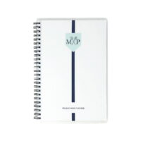 Undated Kahootie Co. 5.5'' x 8.5'' Meal Planner White (ITKMEALW)