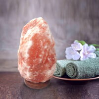 Himalayan Natural Glow Pink Salt Lamp, Small, 4- 5.5 lbs
