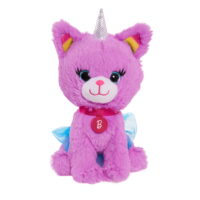 Barbie 7-inch Pet Bean Plush Unicorn Kitty, Kids Toys for Ages 3 up
