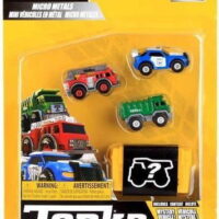 Tonka - Micro Metals Multipack - Police Cruiser, Fire Truck, Garbage Truck , Dump Truck (Blind)