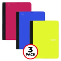 Five Star Interactive Composition Book, 1 Subject, College Ruled, 3 Pack