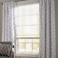 Better Homes & Gardens 2-inch Cordless Faux Wood Horizontal Window Blinds, White, 23X64
