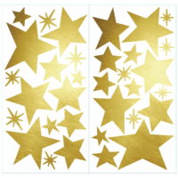 Star Peel and Stick Wall Decals with Foil