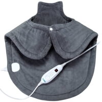 Sable Electric Extra-Long Heating Pad for Back Shoulders Pain Relief ,FDA Registered, ETL Certified