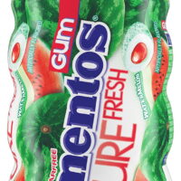 Mentos Pure Fresh Sugar-Free Chewing Gum with Xylitol, Watermelon, 50 Piece Bottle