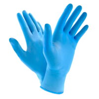 Exam Grade Gloves - Nitrile Equivalent Blue Disposable Box of 100 - Size Large