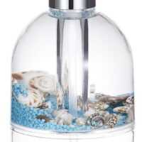 Locco Decor Acrylic Liquid 3D Floating Motion Bathroom Vanity Accessory Sea Shell Soap Dispenser