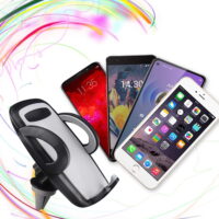 Universal Smartphone Car Air Vent Mount Holder Cradle for iPhone XS XS Max X 8 8 Plus 7 7 Plus SE 6s 6 Plus 6 5s 5 4s 4 Samsung Galaxy S6 S5 S4 LG Nexus Sony Nokia and More
