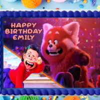 Red Panda Turning Red Image Edible Cake Topper Frosting Sheet Photo Icing Cake Decoration