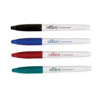 Office by Martha Stewart Dry Erase Markers 4 PK Assorted Colors (28549) 1773311