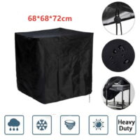 Yannee Square Weatherproof Cover,Outdoor Garden Furniture Dustproof Covers,Durable Patio Anti-UV Sofa Cover,68*68*72cm