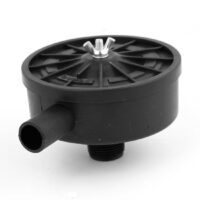 Air Compressor Repair Part 0.78' Male Thread  Muffler Black