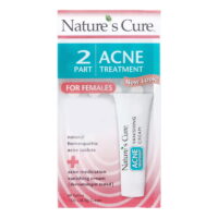 Nature's Cure 2 Part Acne Treatment for Females