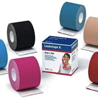 Leukotape K Kinesiology Tape (Red, 5cm x 4.5m) by BSN Medical