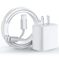 20W iPhone Fast Charger [MFi Certified] Dual Ports USB C Power Adapter with 3.3FT Type C to Lightning Cable for iPhone iPad Airpods Samsung Galaxy