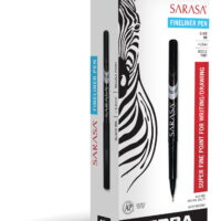 Zebra Sarasa Porous Pen 0.8 mm Fine Black Dozen 66110