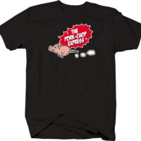 Pork Chop Express Tshirt for Men Small Black